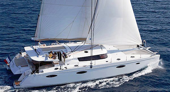 crewed catamarans rental greece