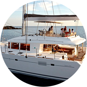crewed catamarans rental greece